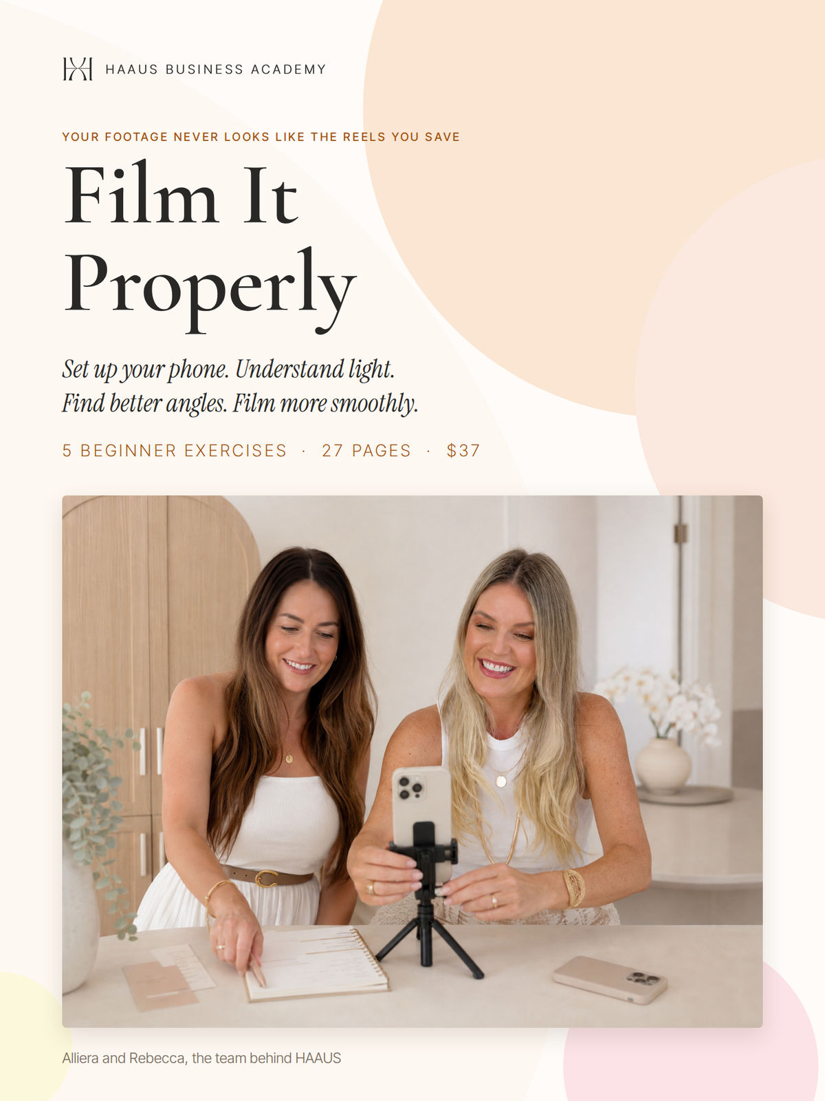 Film It Properly