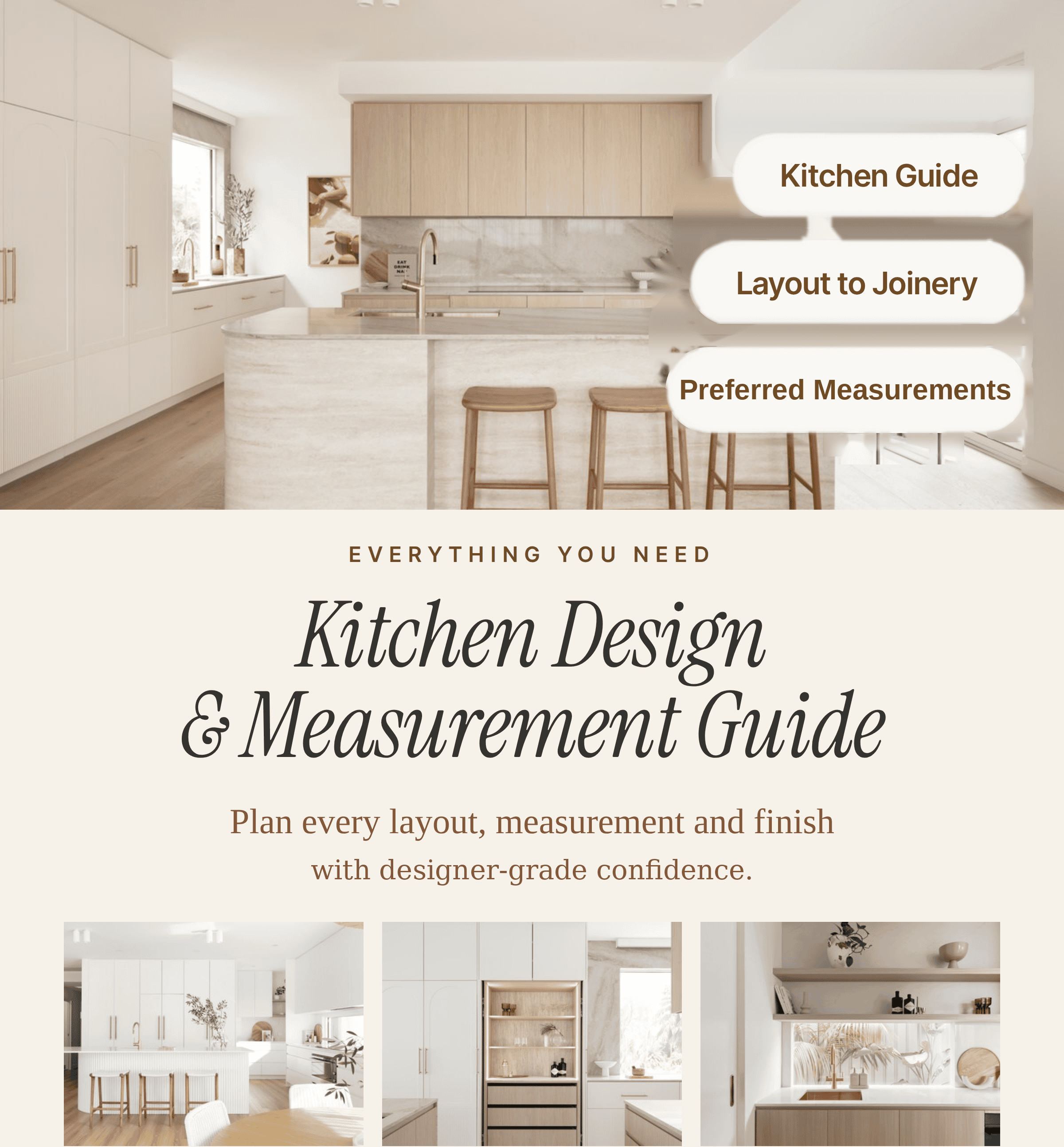 The HAAUS Kitchen Design + Measurement Guide