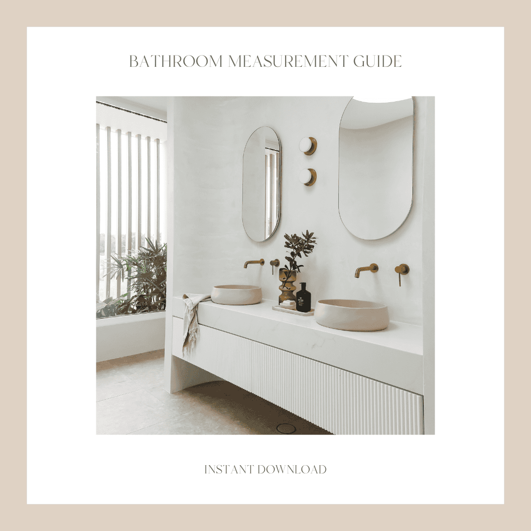 Bathroom Design + Measurement Guide by HAAUS.