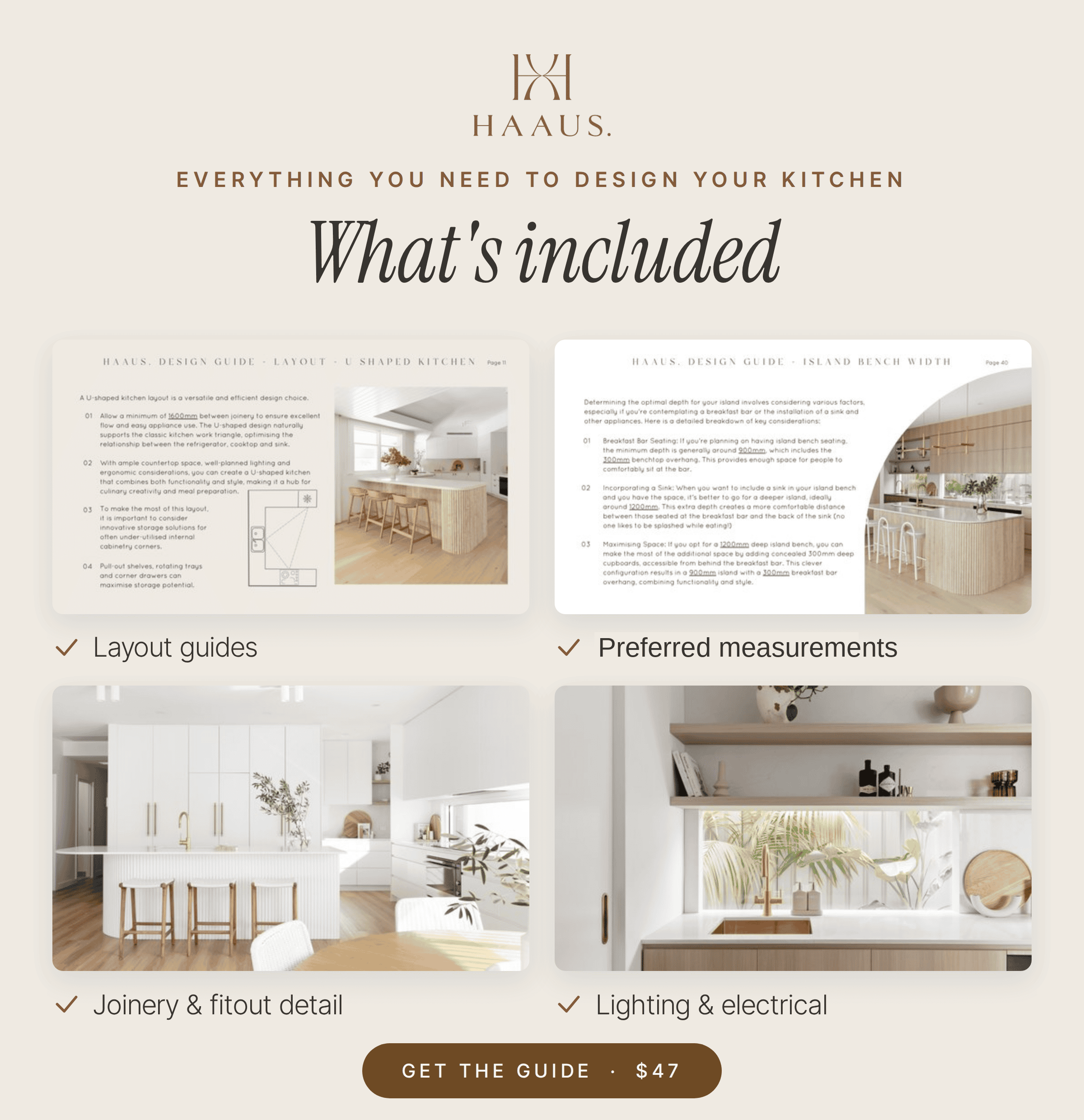 The HAAUS Kitchen Design + Measurement Guide