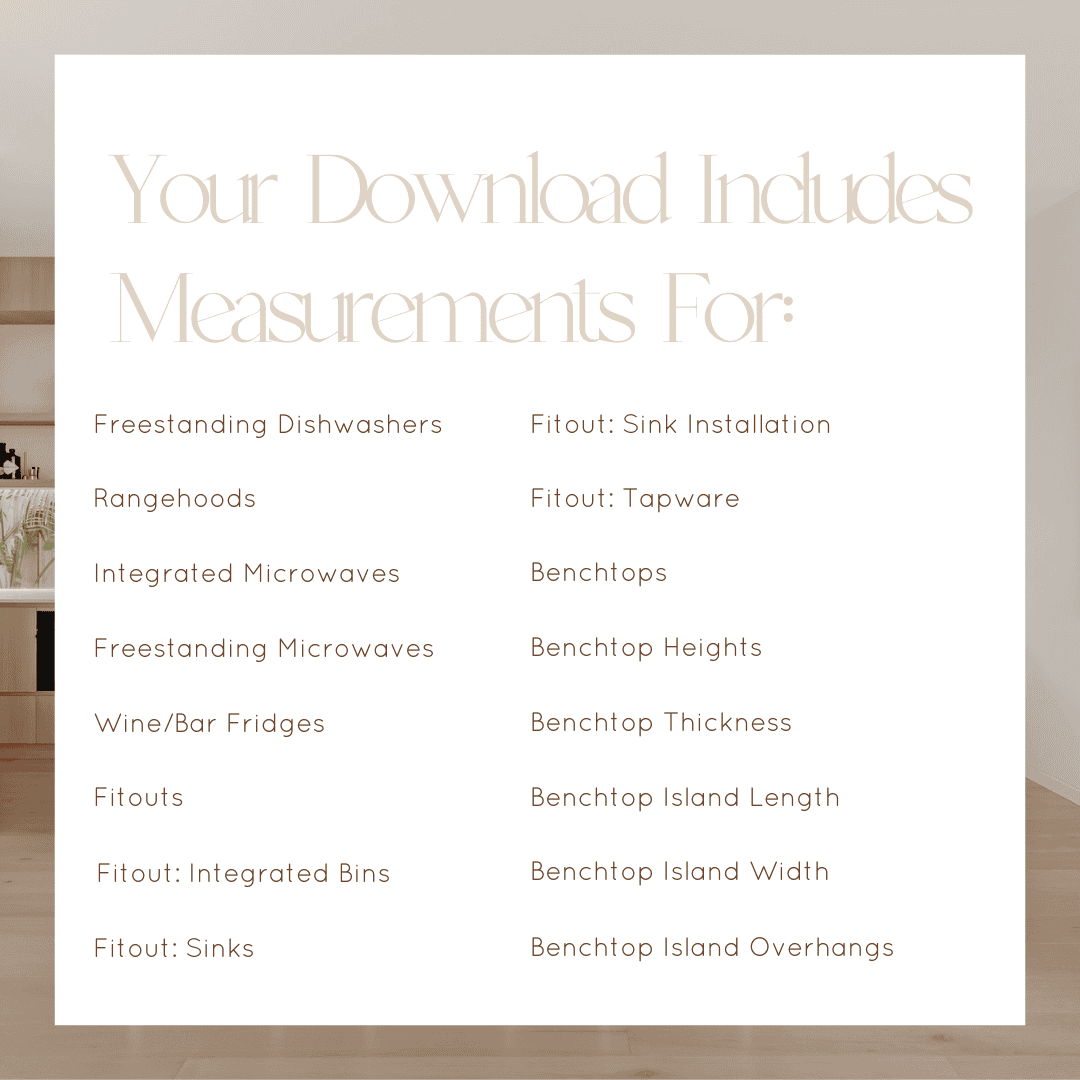 Kitchen Design + Measurement Guide by HAAUS.