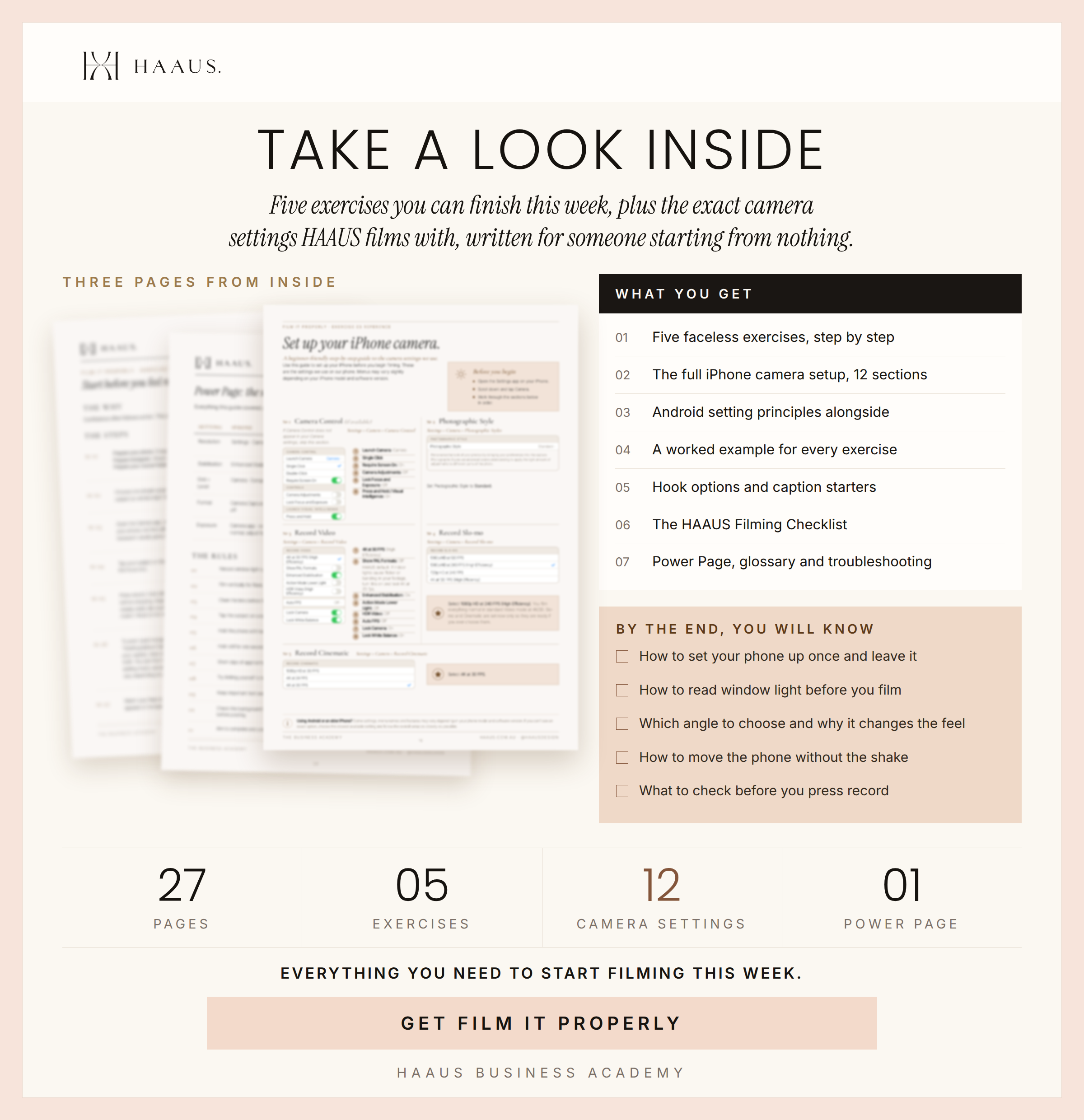 Film It Properly