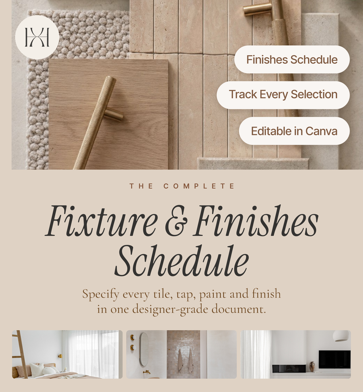 Finishes Schedule by HAAUS.