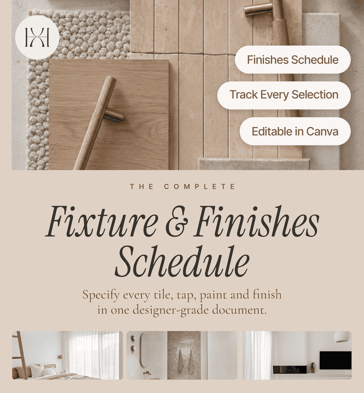 Finishes Schedule by HAAUS.