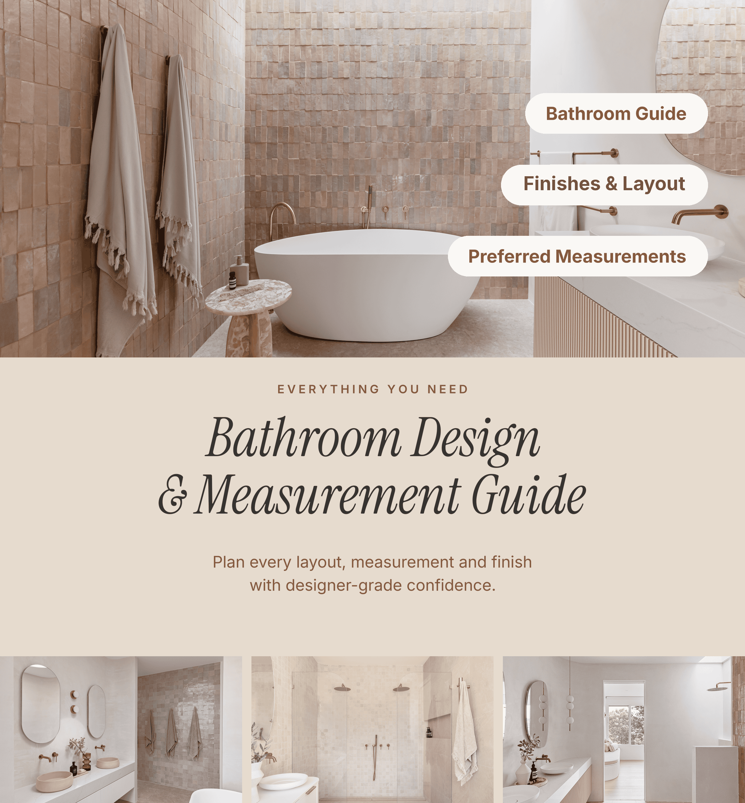 The HAAUS Bathroom Design + Measurement Guide