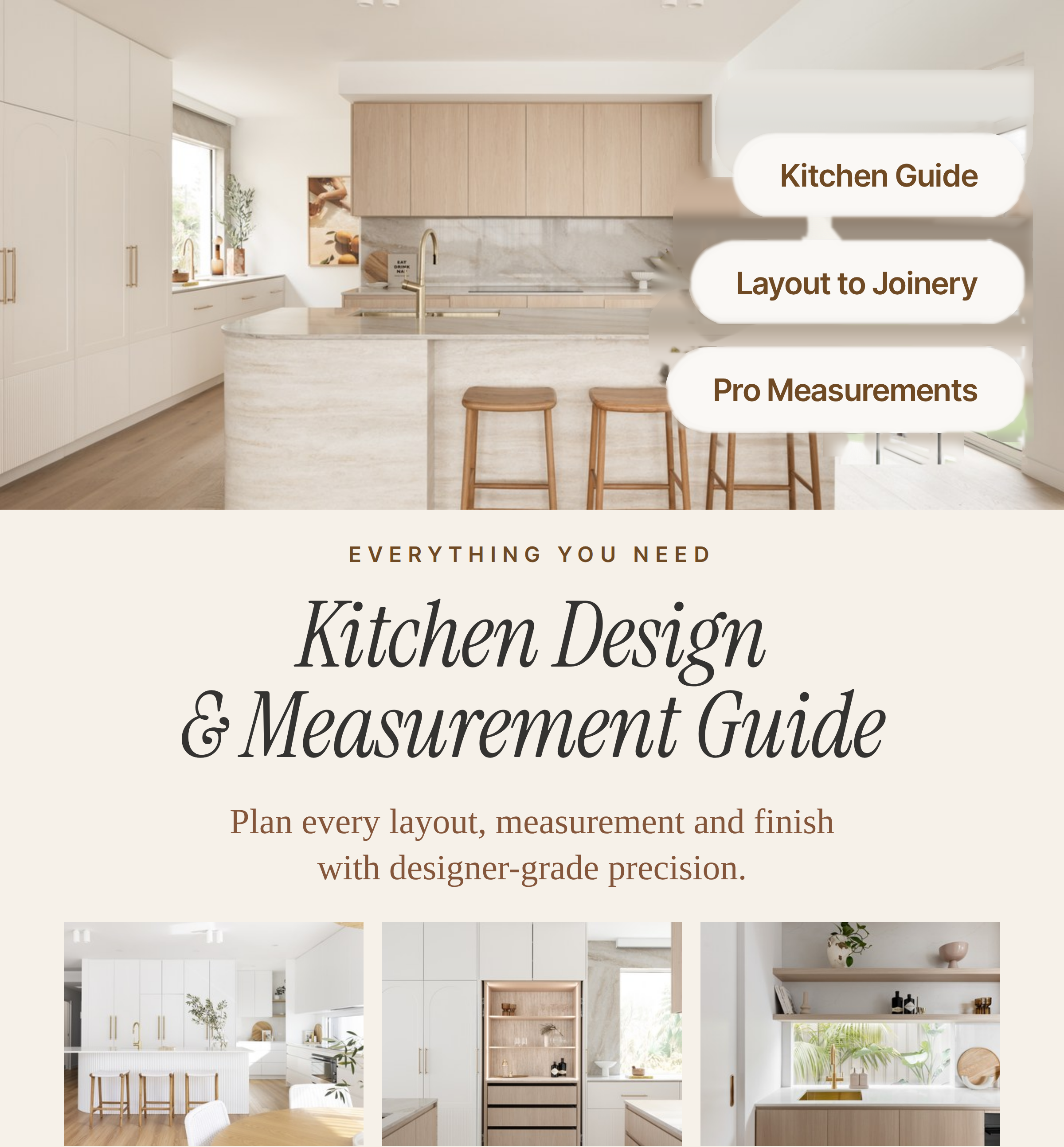 The HAAUS Kitchen Design + Measurement Guide