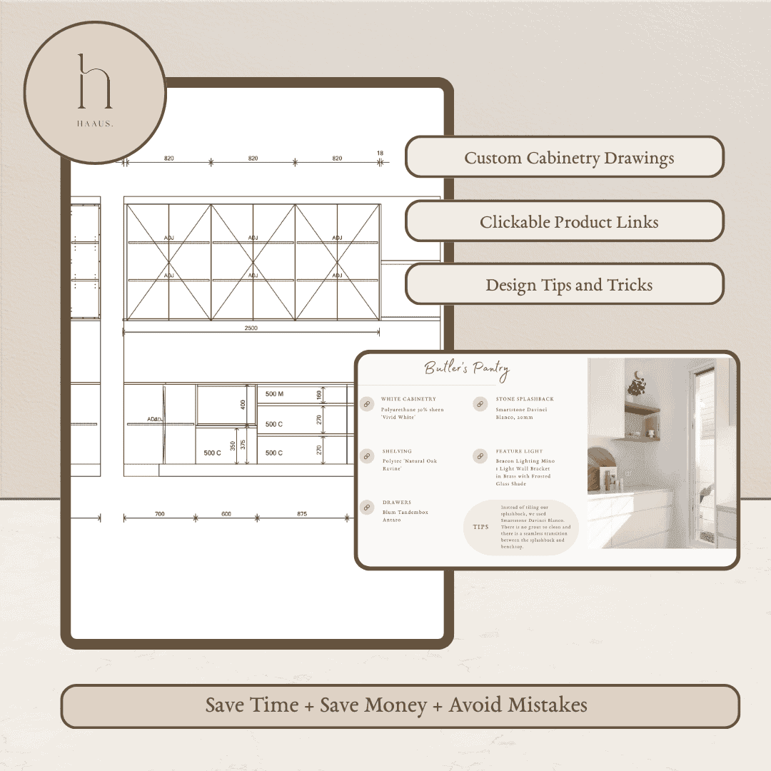 HAAUS.2 Kitchen and Pantry Plans + Design Guide