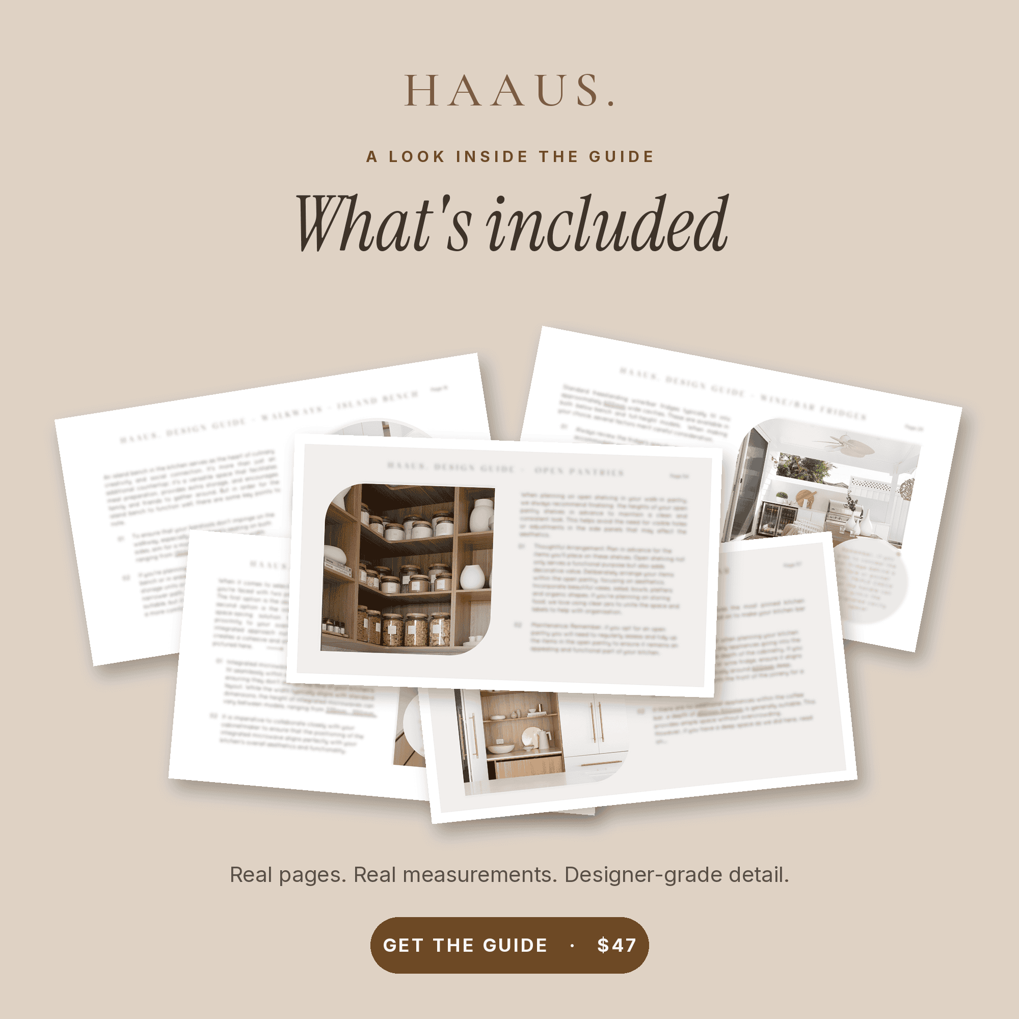 The HAAUS Kitchen Design + Measurement Guide